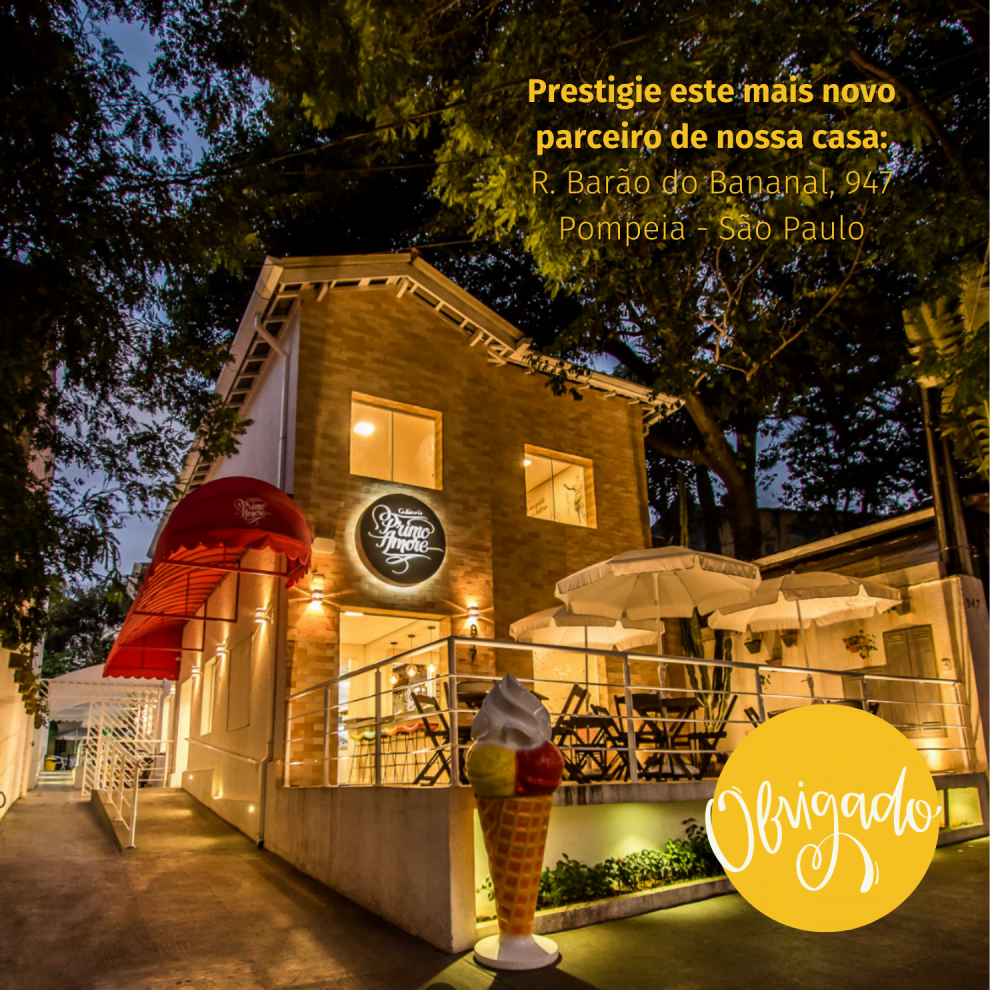 Parceria Gelateria Primo Amore