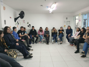 Reunião com as famílias no NAISPD