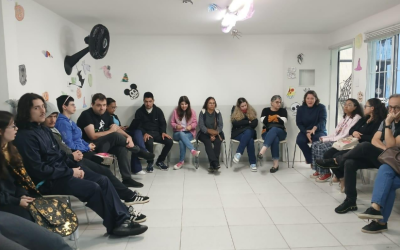 Reunião com as famílias no NAISPD