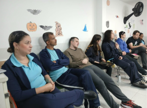 Reunião com as famílias no NAISPD