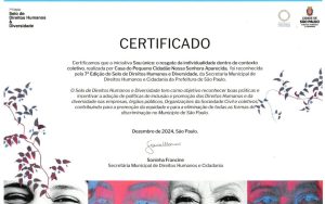 7º Selo de Direitos Humanos e Diversidade - SAICA