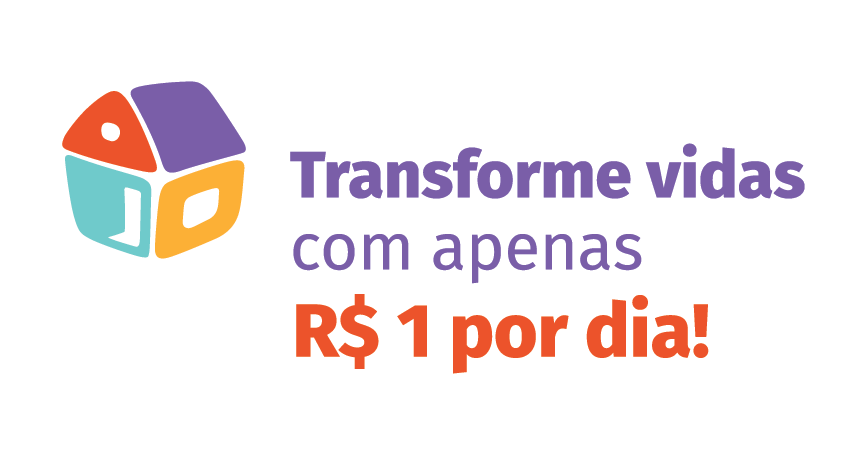 chamada para transformar vidas com 1 real por dia