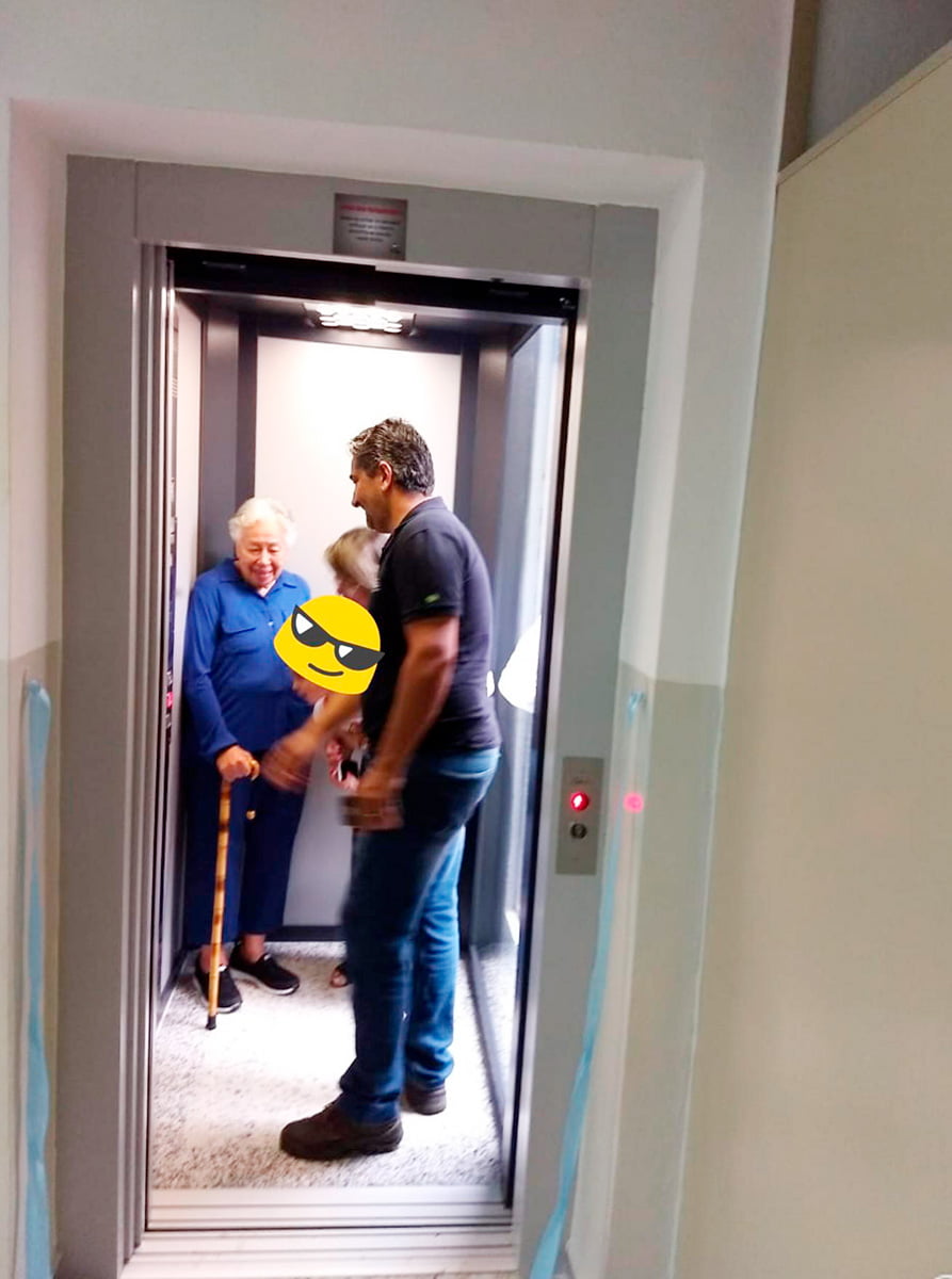 Acessibilidade e desenvolvimento. Inauguração do nosso elevador.